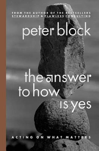 The Answer to How Is Yes: Acting On What Matters – Hardcover – GOOD
