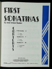 First Sonatinas Jane Smisor Bastien GP302 Music Through The Piano