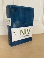 NIV New International Version Study Bible-HB/DJ-9780310438922~EXCELLENT