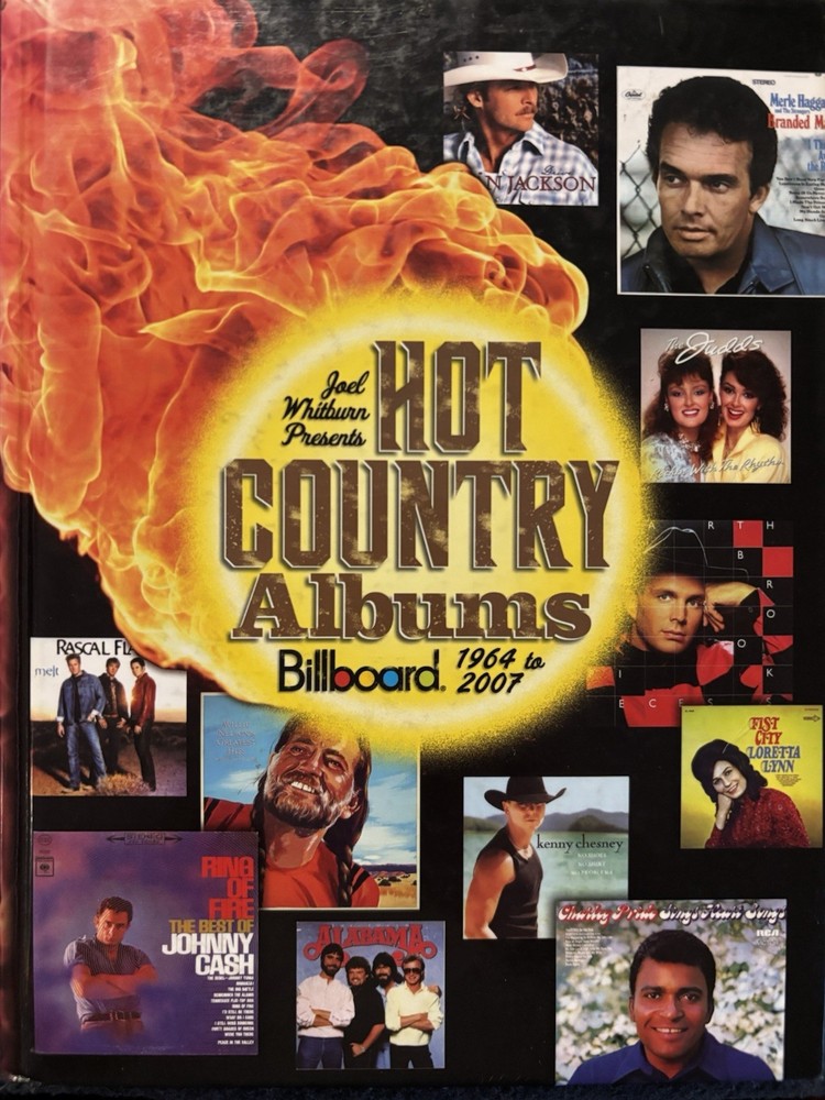Joel Whitburn Billboard Hot Country Albums 1964-2007 HARDCOVER BOOK 1ST EDITION