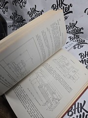 Vintage 1940 Mechanical Drawing by French Hardcover Book