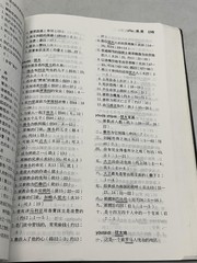 圣经 研用本 CHINESE STUDY BIBLE SOFTCOVER, FAUX LEATHER VARIOUS AUTHORS CHINA BLACK