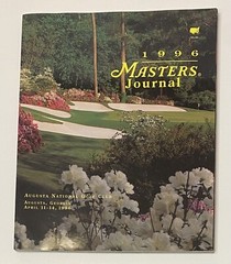 Masters Journal 1996 Golf Program Of The Masters Tournament PGA -Great Condition