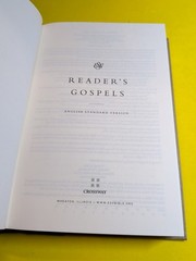 ESV Reader’s Gospels (Cloth over Board) by Not Available (2015, Hardcover)