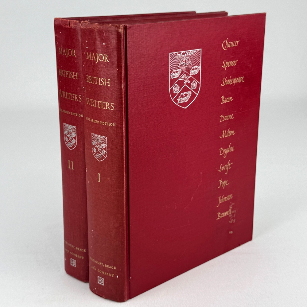 Major British Writers – Volume I & II – Enlarged Edition 1959