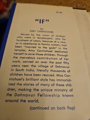 “IF” by Amy Carmichael Published By COWMAN PUBLICATIONS, INC. HB DJ Vintage