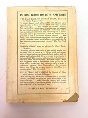 The Hole Book Peter Newell Harper & Row 1936 Reprint 1908 Edition HC DJ Vintage
