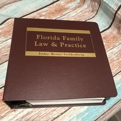 Florida Family Law & Practice 2013 Ring Binder Loose-leaf Judge Renee Goldenberg