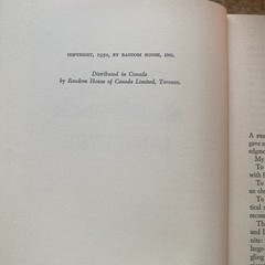 Jane Eyre By Charlotte Bronte HC Random House Of Canada Limited 1950 ExLib