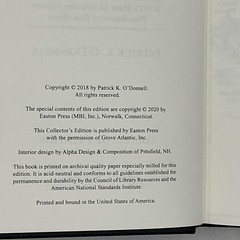 THE UNKNOWNS Patrick K. O’Donnell 2020 Collector’s Edition Leather Bound Black