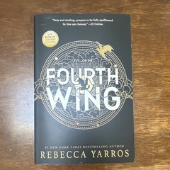 Fourth Wing by Rebecca Yarros Hardcover Red Tower Books with Bonus Content
