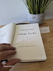 A Bridge Too Far by Cornelius Ryan 1974 1st Edition/First Printing Hardcover