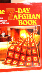 The 7-Day Afghan Book Crochet Jean Leinhauser Rita Weiss 1985 Vintage