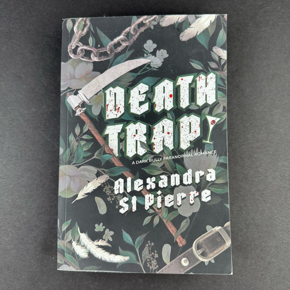 Alexandra St. Pierre Deathtrap Black Pages 2024 Independent Trade Paperback