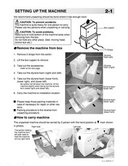 HAPPY JAPAN HCH-701 Embroidery Machine Manual w Quick Ref Foldout BINDER & COVER