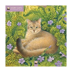 Flame Tree Publishing, Ivory Cats by Lesley Anne Ivory 2027 Mini Wall Calendar