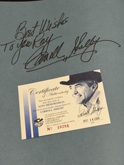Carroll Shelby Signed Mustang Easton Press Book Inscribed To Roy Olcott & COA