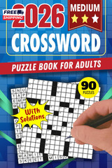 Medium Crossword Puzzle Book for Adults: 90 Puzzles Fun and Focused Challenges