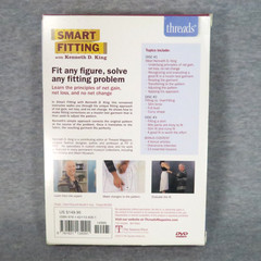 Threads Smart Fitting Kenneth D King 3 DVD Set Sewing Techniques Fit Any Figure