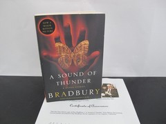 Ray BRADBURY Hand Signed 1st Edition a SOUND of THUNDER Paper Back Book with COA