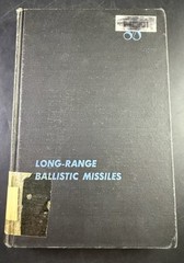 Long-Range Ballistic Missiles Book Hard Cover Library Of Congress 1st Ed VK06