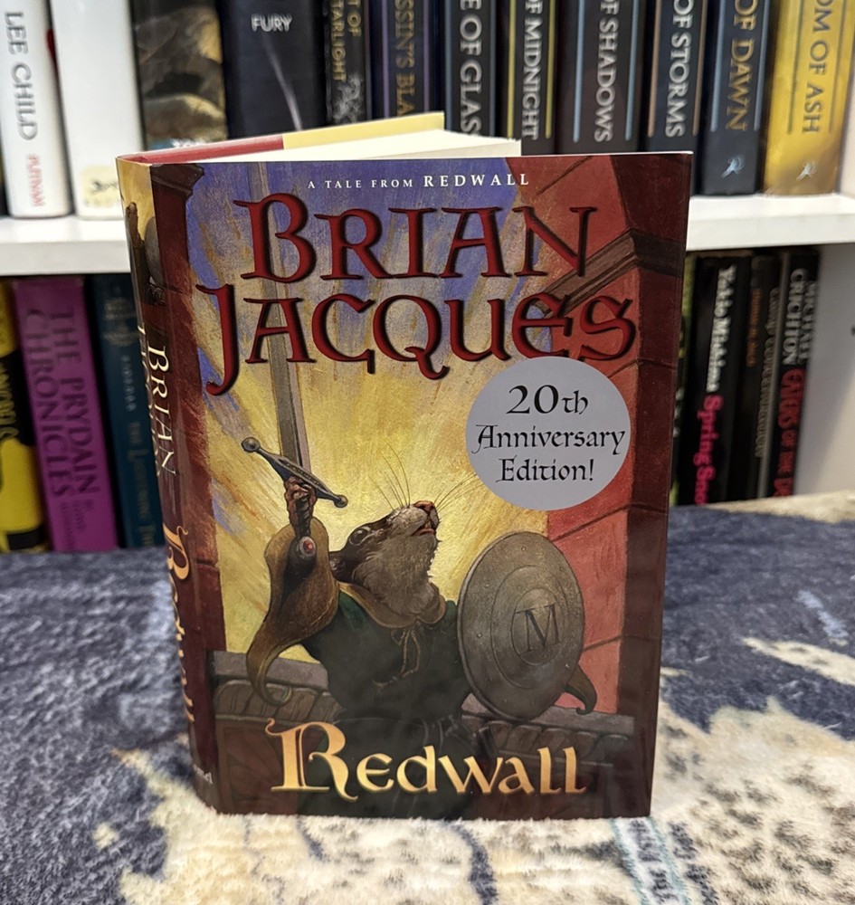 Redwall by Brian Jacques (2007, Hardcover) 20th Ann. Edition, VG+, MAILS FAST