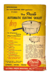 Presto Cooker Recipe Book Models 603, 604, 606 Instructions VTG 1953-127 pages