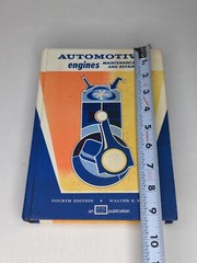 Automotive Engines Maintenance And Repair Book 1973