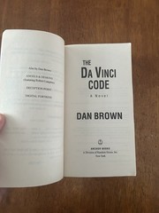 The Da Vinci Code : A Novel by Dan Brown (2003, Paperback Cover)
