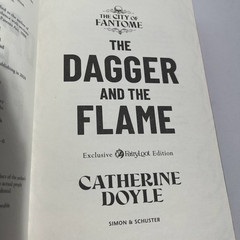 The Dagger and the Flame by Catherine Doyle ~ Fairyloot Signed Sprayed Edges