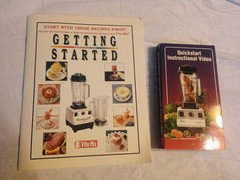 Vita-Mix Getting Started Recipes Booklet + Quick Start VHS Instructional Video