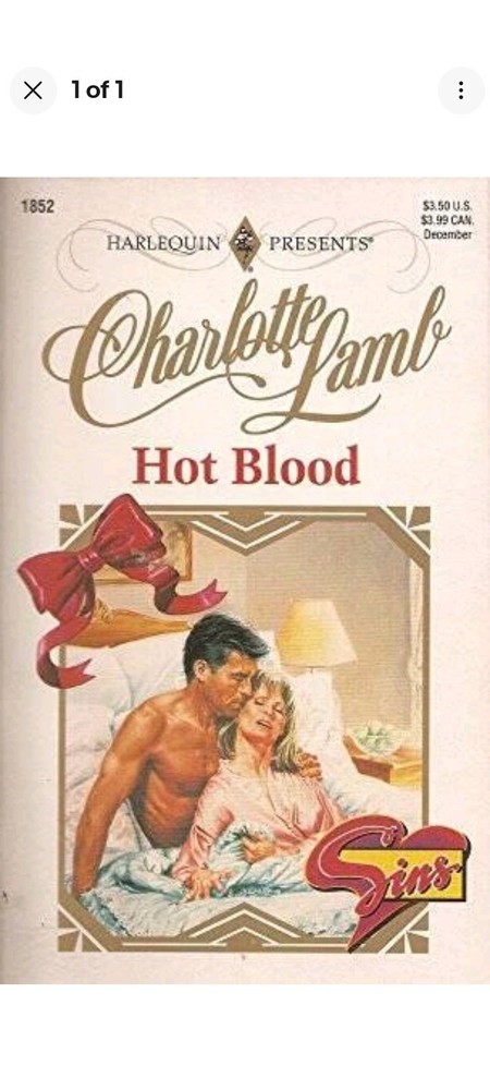Hot Blood (Sins) (Harlequin Presents, No 1852) – Mass Market Paperback – GOOD