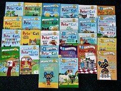 27 Pete the Cat Early Readers by Kimberly & James Dean; 6 are Pete the Kitty bks