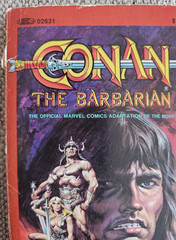 Conan The Barbarian The Official Marvel Comics Illustrated Books 1st Ed 1982
