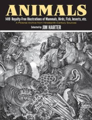 Animals: 1,419 Copyright-Free Illustrations of Mammals, Birds, Fish, Inse – GOOD