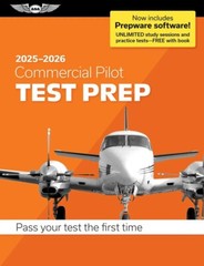 ASA 2025-2026 Commercial Pilot Test Prep With Prepware Software