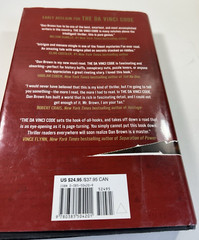 The Davinci Code by Dan Brown 1st Ed 39th printing HCDJ Not Price Clipped 2003