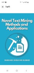 Bangari Shravan Kumar Novel Text Mining Methods and Applications (Paperback)
