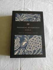 ESV Personal Reference Bible (Cloth over Board, Blue Flora) by Not Available…
