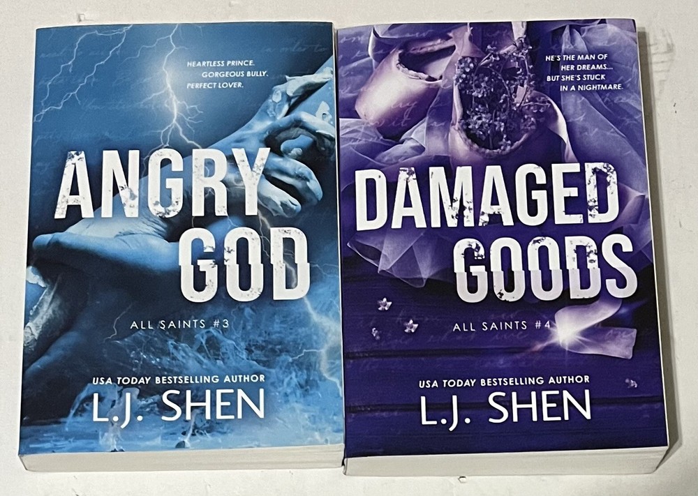 Angry God & Damaged Goods by L. J. Shen (2 Trade Paperback)
