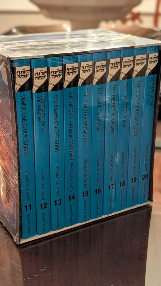 Hardy Boys Box Set, Books 11-20 Hardcover, by Franklin W Dixon New Sealed