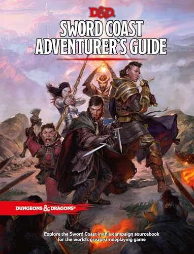Dungeons & Dragons Sword Coast – Hardcover, by Wizards RPG Team – Very Good