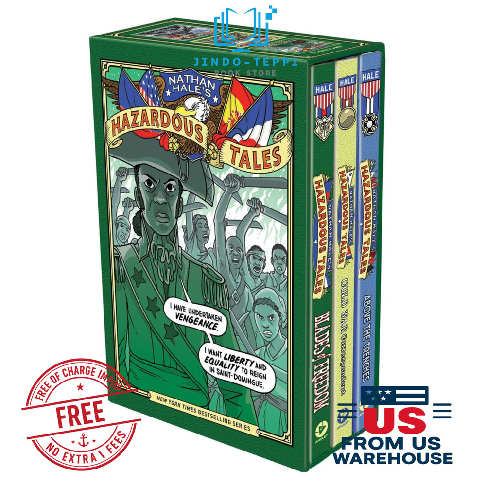 Nathan Hale’s Hazardous Tales 3 Book Box Set #10-12 PB NEW 9781419777332