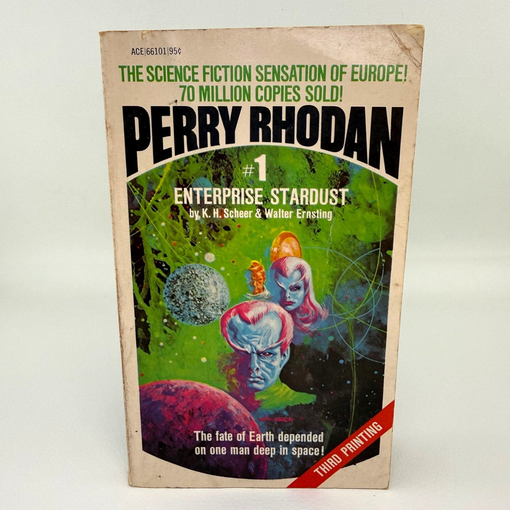 1974 Perry Rhodan #1 Enterprise Stardust K.H Scheer Walter Ernsting 3rd Printing