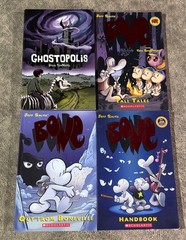 Jeff Smith BONE Doug TenNapel GHOSTOPOLIS paperbacks graphic novels lot 4