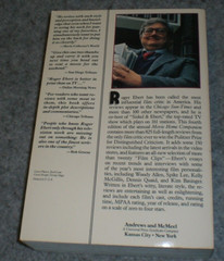 Roger Ebert’s 1989 Edition “Movie Home Companion”, 825 film reviews, 832 pages.