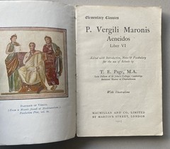 Vergil Aenid VI – T. E. Page – 1917 Latin / English Text PB – Antique Literature