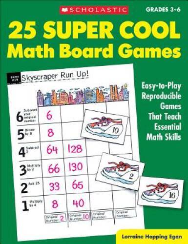 25 Super Cool Math Board Games: Easy-to-Play Reproducible Games tha – ACCEPTABLE
