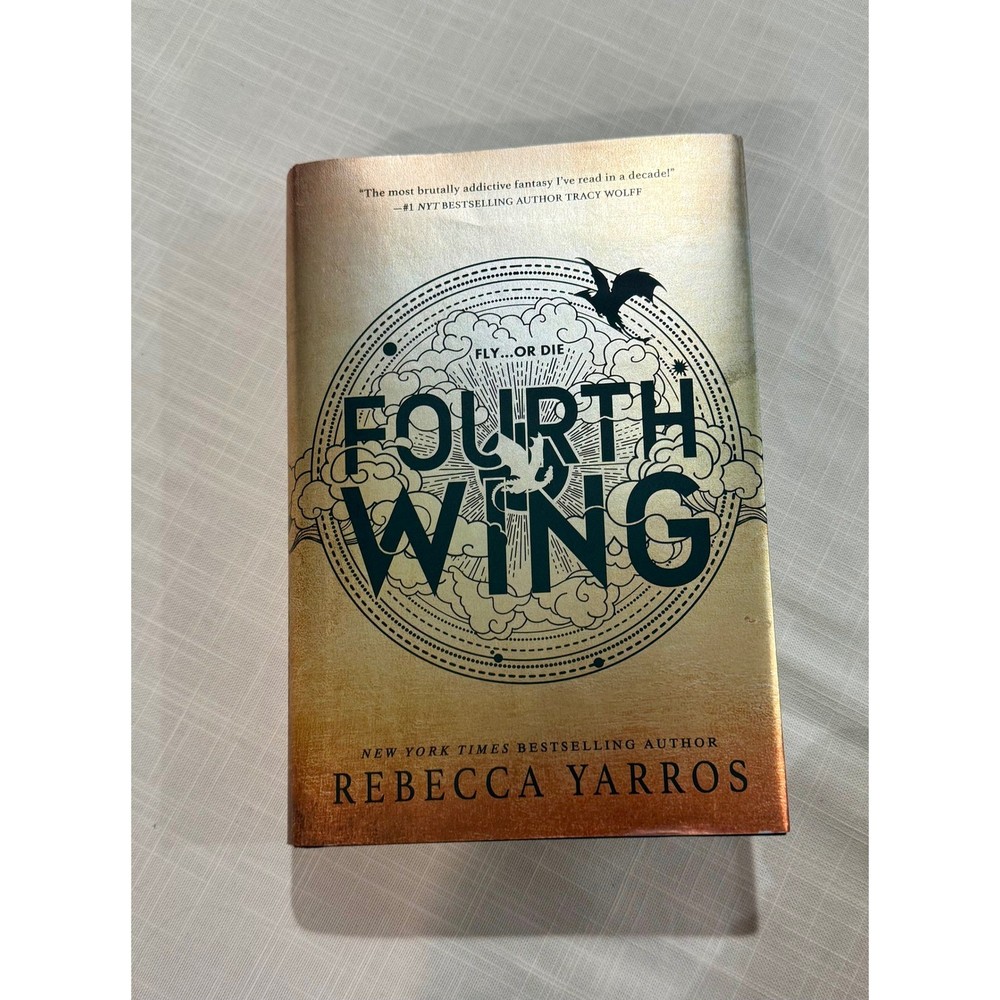 Fourth Wing Rebecca Yarros First Edition Hardcover Red Tower Books 2023 Fantasy
