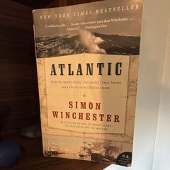Simon Winchester Atlantic Paperback 1st Ed Illus Harper Perennial P.S. 2011